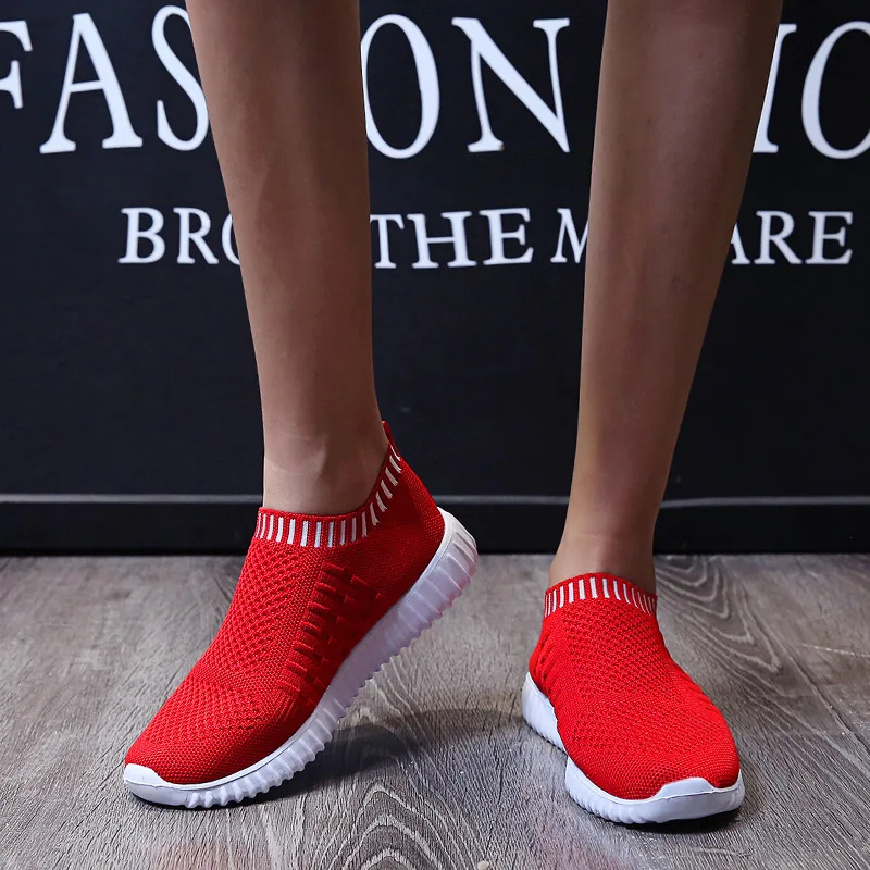 

43 Large Size Fly Woven Sports Footwear 2019 Autumn New Style Mesh Breathable wa zi xie Comfortable Shoes