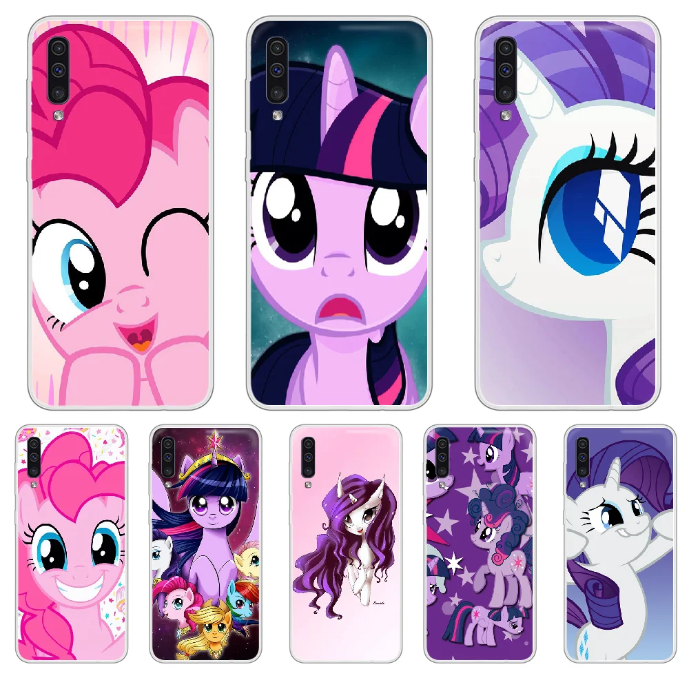 Розовый фиолетовый чехол для телефона My Little Pony XIAOMI Redmi Note 3 4 5 6 7 8 9 9s Pro max 8T 4X