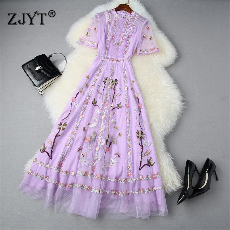 Voa 22mm Pattern Jacquard Silk Stitching Long