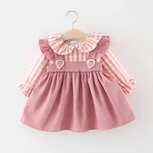 Платье принцессы для девочек; Осенняя детская одежда; Весна-Осень г