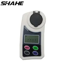 Shahe Digital Refractometer 0-55% Brix LCD Display Use For Measure The Sugar Content In Water Samples, Food, Fruits, And Crops