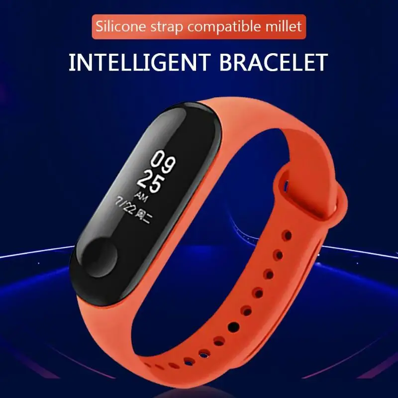 14 шт силиконовый ремешок для часов Xiao mi, сменный Браслет для Xiaomi mi Smart Band 4 3