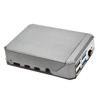 

Suitable for Raspberry Pi 4B Aluminum Alloy Case Passive Heat Dissipation Metal Argon NEO CASE Sliding netic Design