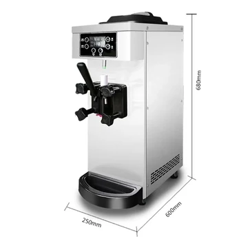 

Fully automatic commercial soft ice cream machine high quality mini single head soft ice cream machine sale at low price
