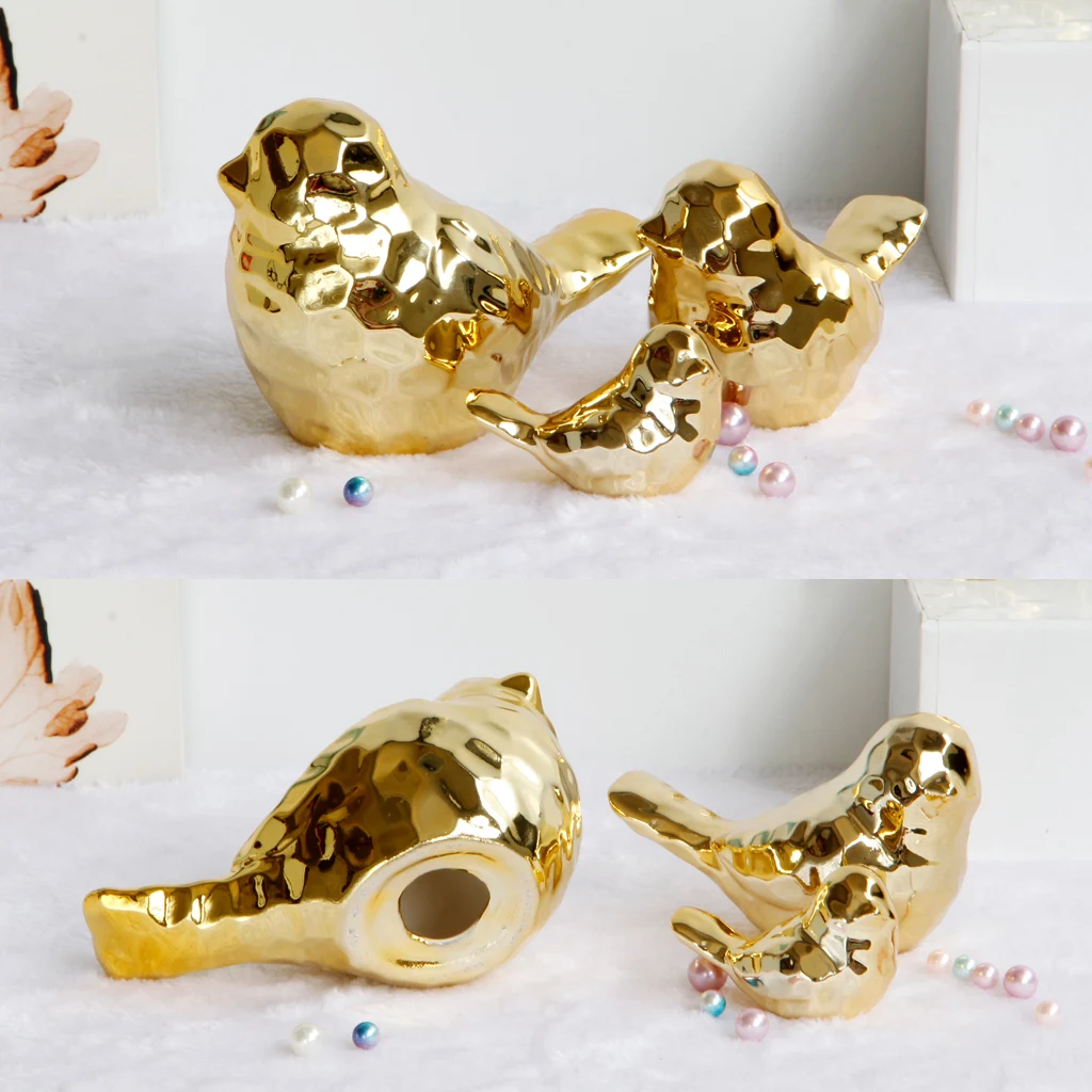 Small Ceramic Bird Decoration, Nordic Style Bird Desktop Decoration, Suitable for Living Room, Bedroom, Study, Cafe, Office