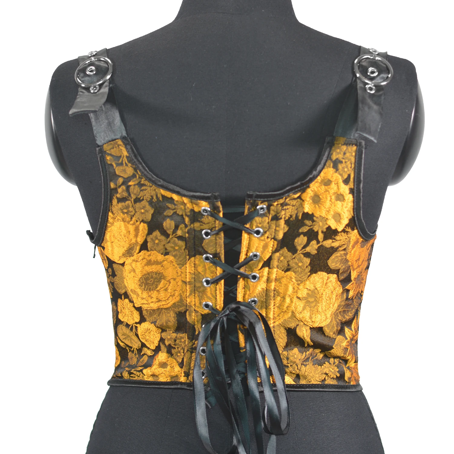 Bustiers \u0026 Corsets Off Shoulder Steampunk Corset Shirt Crop Top Lace Up  Boned Overbust Corselet Bustier Top - AliExpress, image size:1500x1500