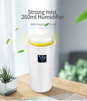 

USB Car Aroma Humidifier Ultrasonic Mist Maker Mini Aroma Essential Oil Diffuser Aromatherapy for Home Office Living Room