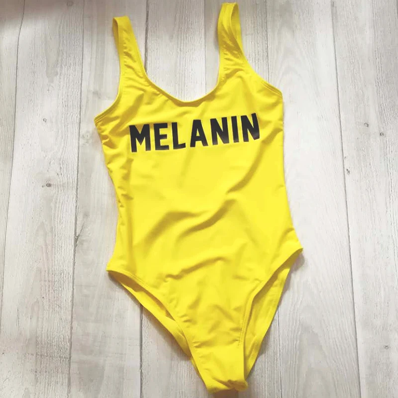 

One Piece Swimsuit Letter Printing Swimwear Women High Cut Low Back Bathing Suit Pink Monokini Bodysuit Beachwear Girls