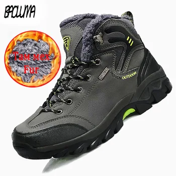 

Brand Men's Boots Autumn Work Boots Luxury Men Outdoor Waterproof Boots Punk Sneakers Man Ankle Boots Desert Boots Footwear Wide
