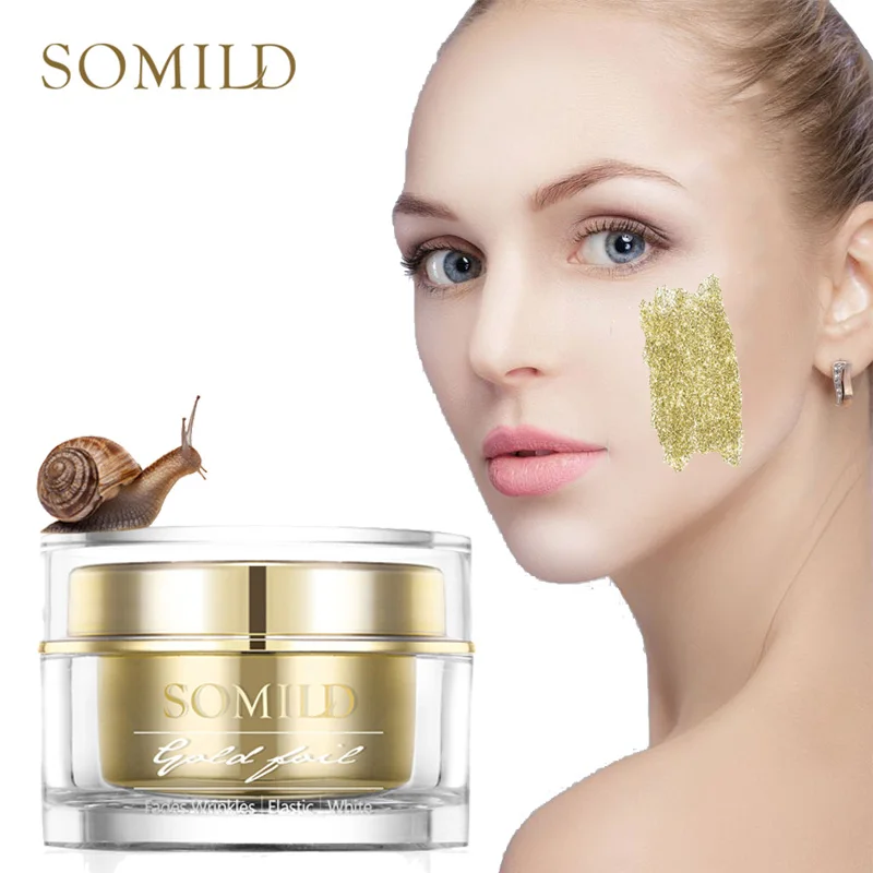 

24k Gold Essence Snail Cream Anti Aging Anti Wrinkle Face Cream Repair Firming Skin Hyaluronic Acid Moisturizing Whitening Cream