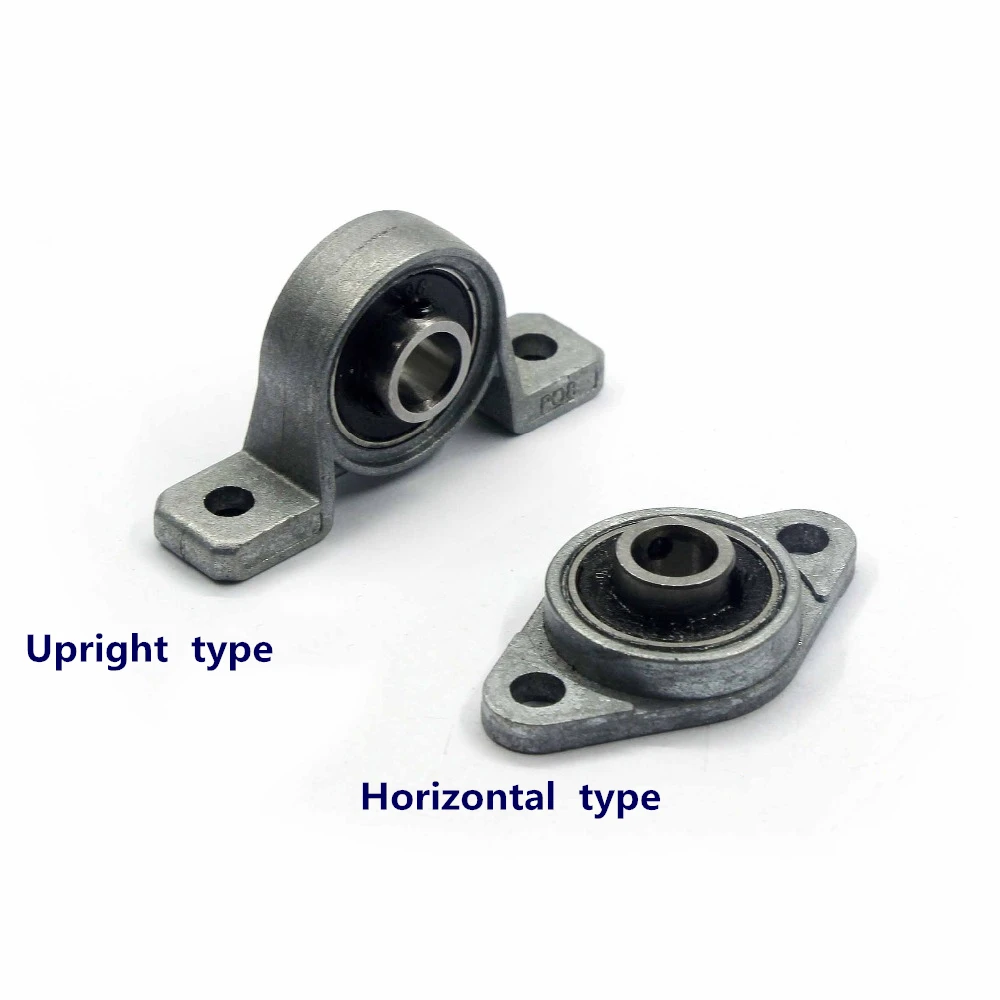 Horizontal KFL08 Bearing Bracket For Trapezoidal T8 Lead Screw 3D Printers Parts Mounted Stand Part Stainless Steel Support afbeelding