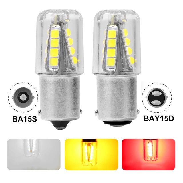 1pc 1157 Bay15d P21 5w Ampoule LED P21 / 5W 1156 Ba15s P21w Led