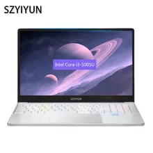 Core i3 ультра-тонкий ноутбук Intel 15,6 дюймов Экран 1920*1080P 8G Оперативная память 64/128/256/512/1 ТБ SSD Windows игровая Тетрадь офисные Нетбуки