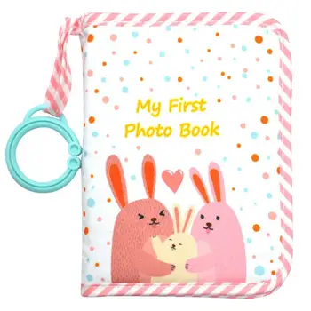 

Baby's My First Family Album,Soft Cloth Photo Book,Baby Cloth Album Baby Photo Albums