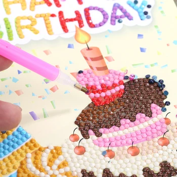 

1 Set Bright Color Diamond Beads Stitch DIY Framed Drill Eco-friendly Craft for DIY Cross Stitch Embroidery Painting Supply