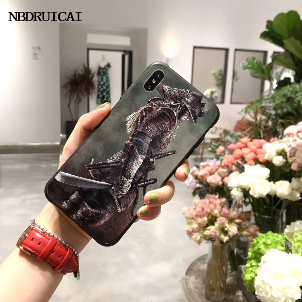 NBDRUICAI самурайский DIY Печатный чехол для телефона iPhone 11 pro XS MAX 8 7 6 6S Plus X 5S SE XR
