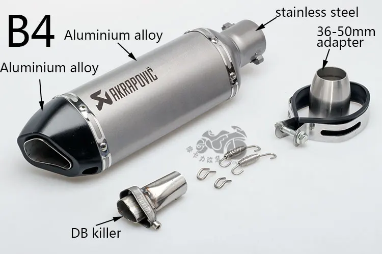 51 мм Akrapovic Модифицированная выхлопная труба мотоцикла косая маленькая шестиугольная имитация углеродного волокна из нержавеющей стали для R6 R3 600 - Цвет: H