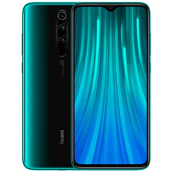 Xiaomi Redmi Note 8 Pro, 6 ГБ, 128 ГБ, MTK Heilo G90T, мобильный телефон, четыре камеры, смартфон, 64MP, NFC, 18 Вт, быстрое зарядное устройство, версия CN - Цвет: Зеленый