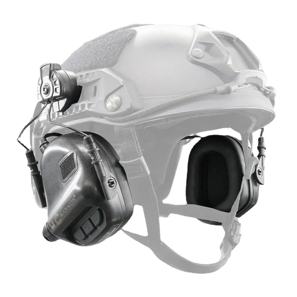 EARMOR M31H MOD3 Tactical Headset Shooting Noise Clearance Sound Pickup Proof for Hunting Airsoft FAST Helmet ARC Rails |