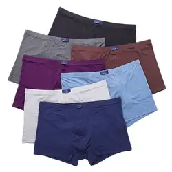 7 Pcs Big Size Underwear Men Boxer Briefs Shorts Large Panties Underpants Boy Undies Homme Knickers Undershorts Bottoming XL-6XL