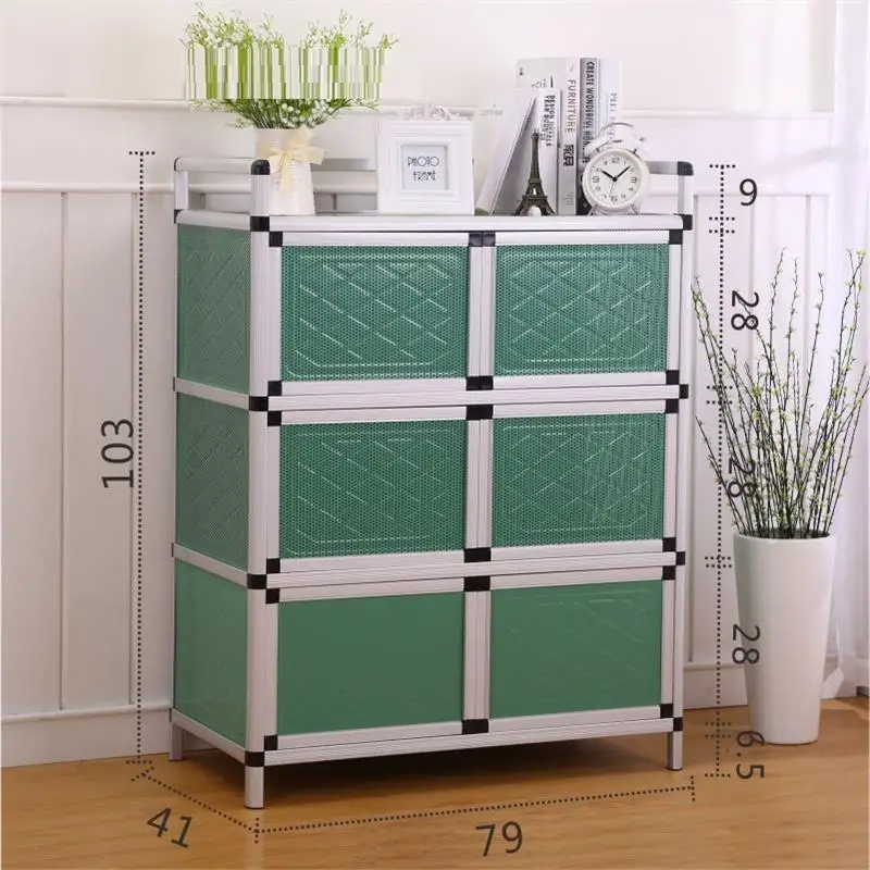 Number 22 Sidebord Bestek Lade сервант для комнаты торцевые столы Mueble Cocina Meuble буфет из алюминиевого сплава кухонная мебель шкаф - Цвет: Number 22