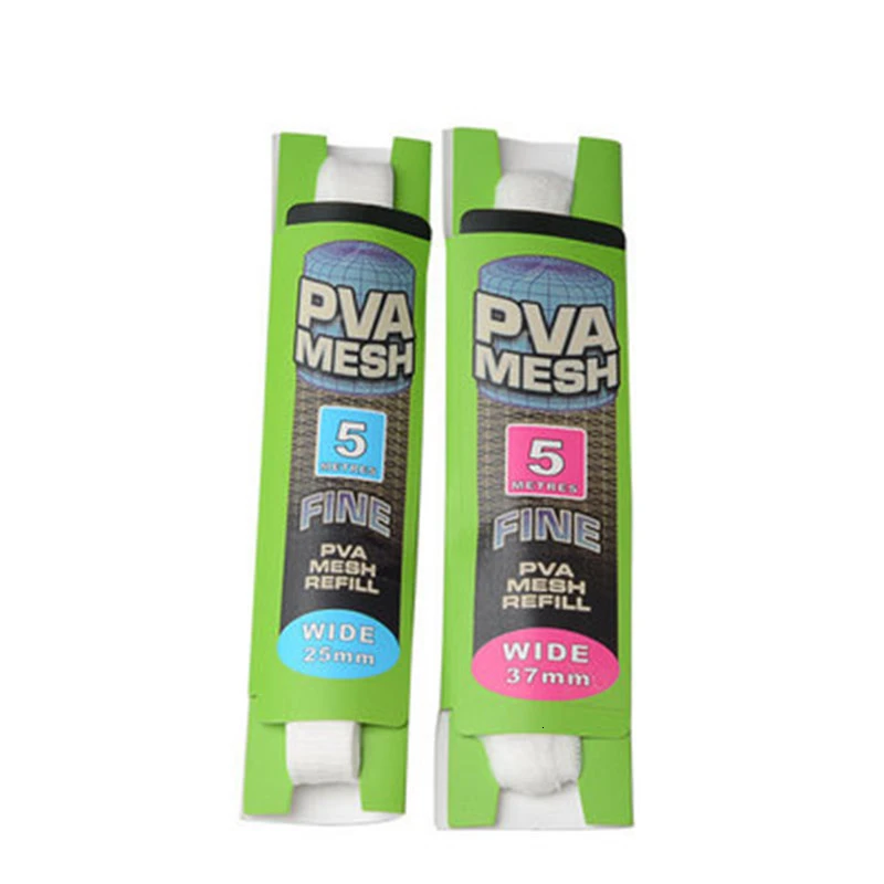 1Pcs 37mm5 m&25mm5m PVA Mesh Refill Bag For Carp Fishing Water Dissolving Fishing Bait Feeder Bag Fishing Tackle Accessories  (5)