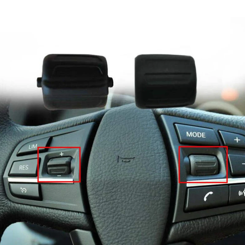 1 пара черных кнопок переключения рулевого колеса для BMW F02 F07 F10 2011 17