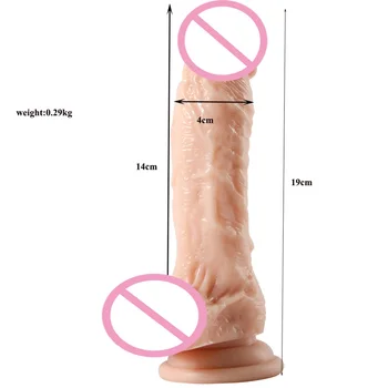 32.5 Large Giant Flesh Dildo Xxl Big Sex Toy Shop Dilldo Cum Inside Large Double Pennis Suction Cup Adult Sex Products For Women 3