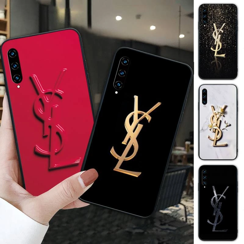 Luxury Brand Ysl Black Soft Phone Case Cover For Huawei Honor 7a 8s 8x 9x 9 10 s Lite V 30 Pro Play Funda Wallet Cases Aliexpress