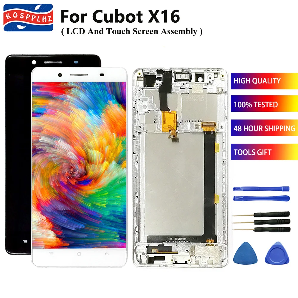 AAA + качество для Cubot X16 ЖК дисплей кодирующий преобразователь сенсорного экрана в