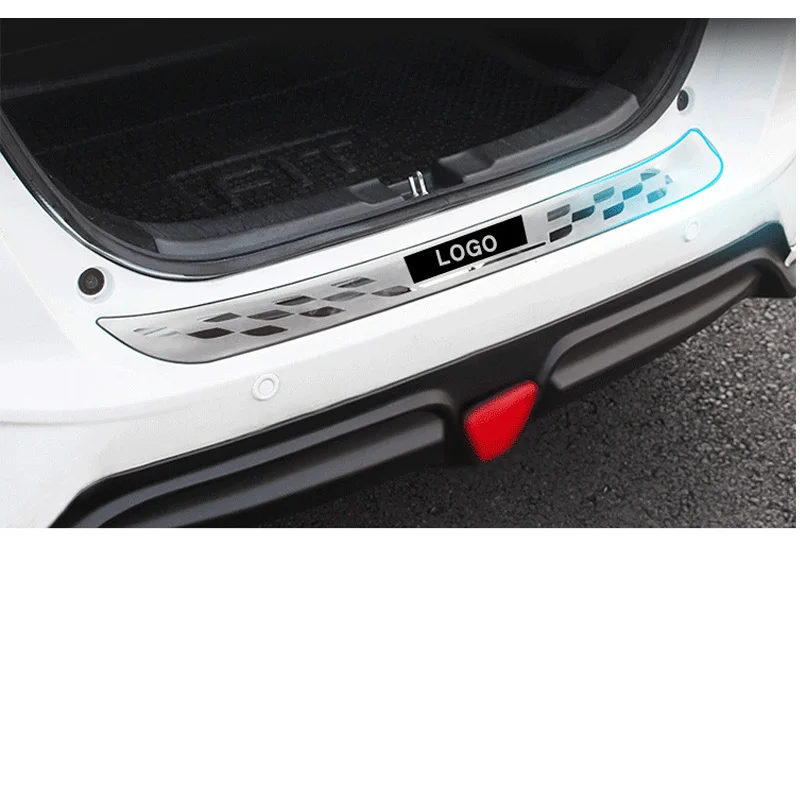 Задняя Крышка багажника из нержавеющей стали для Honda FIT JAZZ GK5 C1511