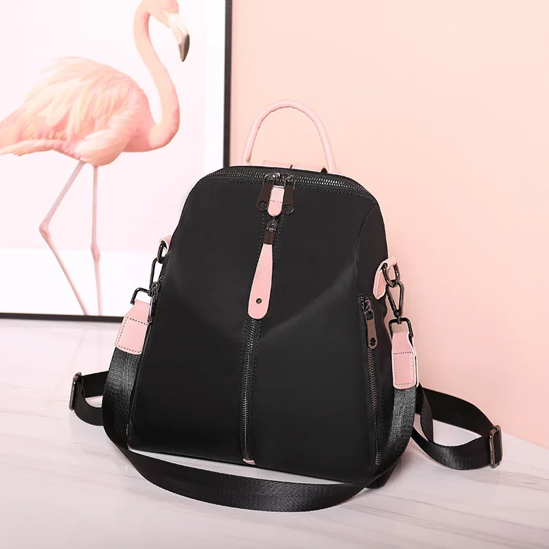 

Women Female Anti-theft Backpack Classic Leather Solid Color Backpacks Fashion Shoulder Bag Vintage Travel Rucksack Luxury C1246