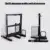 DIY Open PC Case for ATX/M-ATX/ ITX Chassis Vertical Overclocking Open Aluminum Frame Chassis Rack DIY Computer Accessories Kit