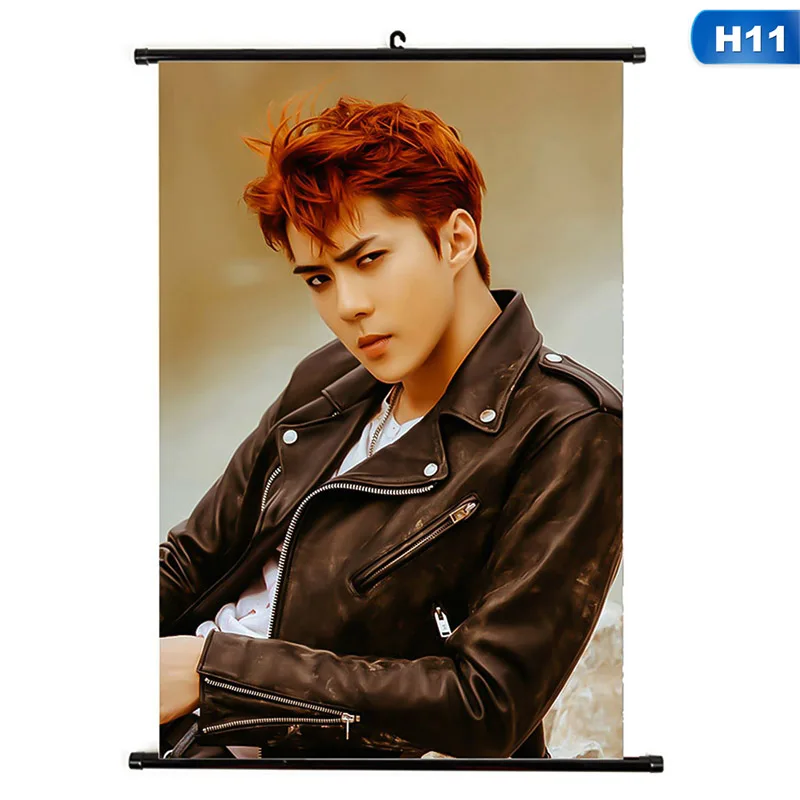1 шт. K-pop EXO Ablum не мешать мой темп плакаты ясные изображения украшения бумаги канцелярские принадлежности - Цвет: 11