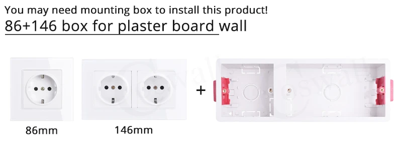 Coswall luxuoso painel de alumínio preto 16a