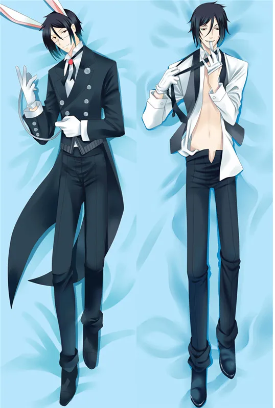 6 Аниме Dakimakura тело Kuroshitsuji Черный дворецкий Ciel 150x50 см 100x35 см наволочка манга 1 - Цвет: 6