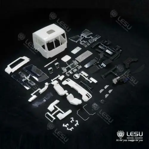 LESU 1/14 RC пластиковый комплект для салона автомобиля оболочки самосвал DIY Tmy MAN TGS модель