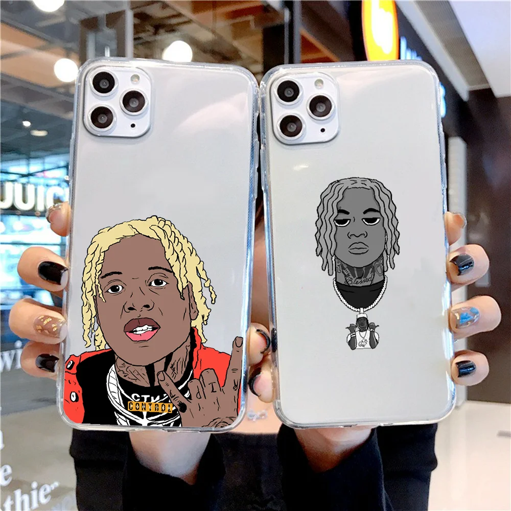 Lil Durk Derrick Внешний чехол для телефона iphone 5 5s se 2 6 6s 7 8 12 mini plus X XS XR 11 PRO MAX прозрачный