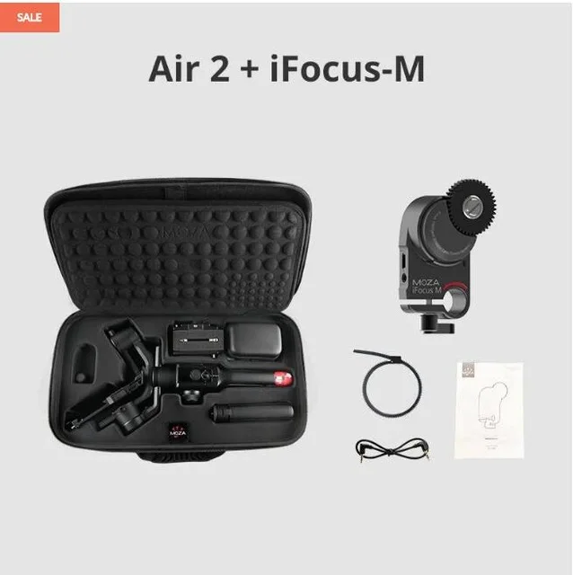 Moza Air 2 3 оси ручной карданный стабилизатор для DSLR Canon 5D Mark IV sony A7S A7R3 Lumix GH4 DSLR DV беззеркальных камер DV - Цвет: Air 2 with ifocus m