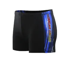 Мужская одежда для плавания, обтягивающие Плавки размера плюс, быстросохнущие Гидрошорты для плавания, соревнования, гоночный купальный костюм, одежда для плавания для мальчиков, брюки#3