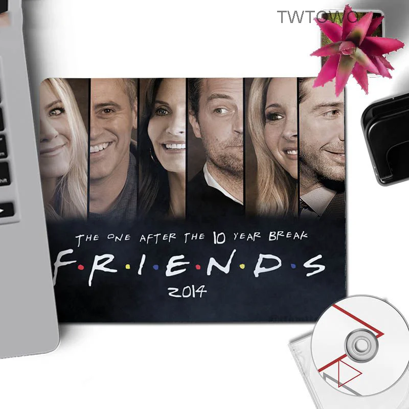 

Friends TV Shows Rubber MousePad Game DIY Design Gaming Mouse Pad Rug For PC Laptop Notebook Free Shipping Durable