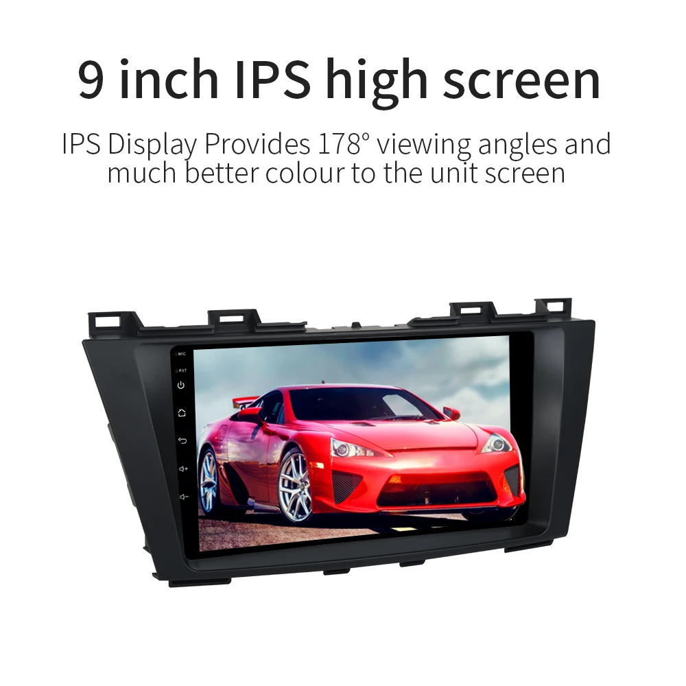 Dasaita " ips мульти сенсорный экран автомобиля 1 din Android 9,0 для Mazda 5 2011 2012 2013 Bluetooth gps-навигатор 32G rom mp3-плеер