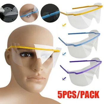 

Face Protector Dust Gas Cover Goggles Anti-Splash Protective Shield Disposable Lightweight Waterproof Protector Sheet Mask