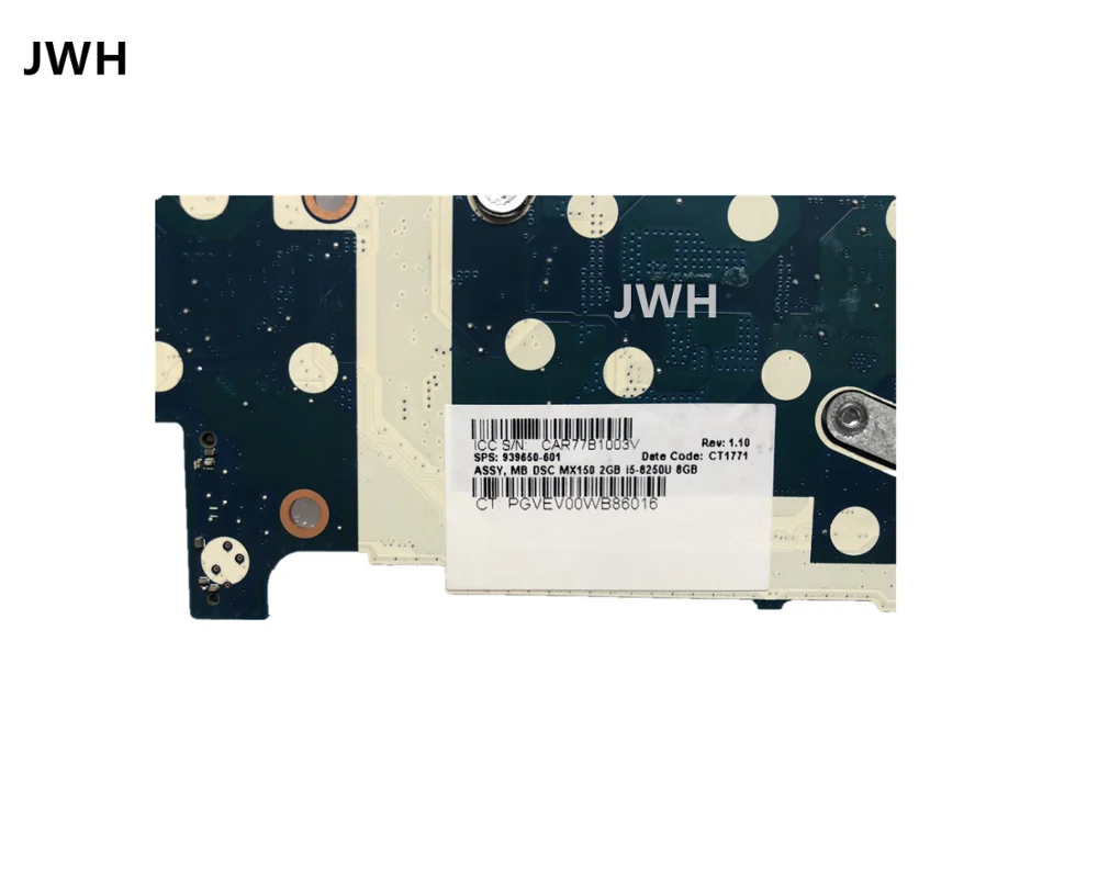Для ноутбука hp ENVY 13-ad материнская плата MX150 2 Гб i5-8250U 8 Гб 939650-001 939650-501 939650-601 6050A292610 протестированная Рабочая
