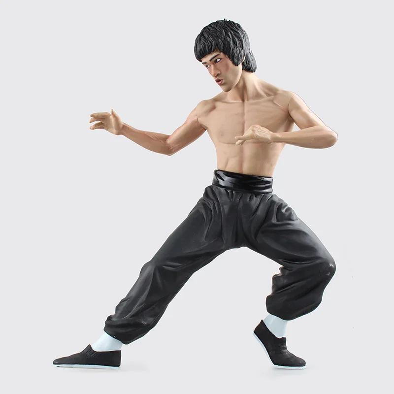 

Animated Toy 35cm Bruce Lee Bruce Lee Kung Fu Hero Vinyl Model Boxed Hand