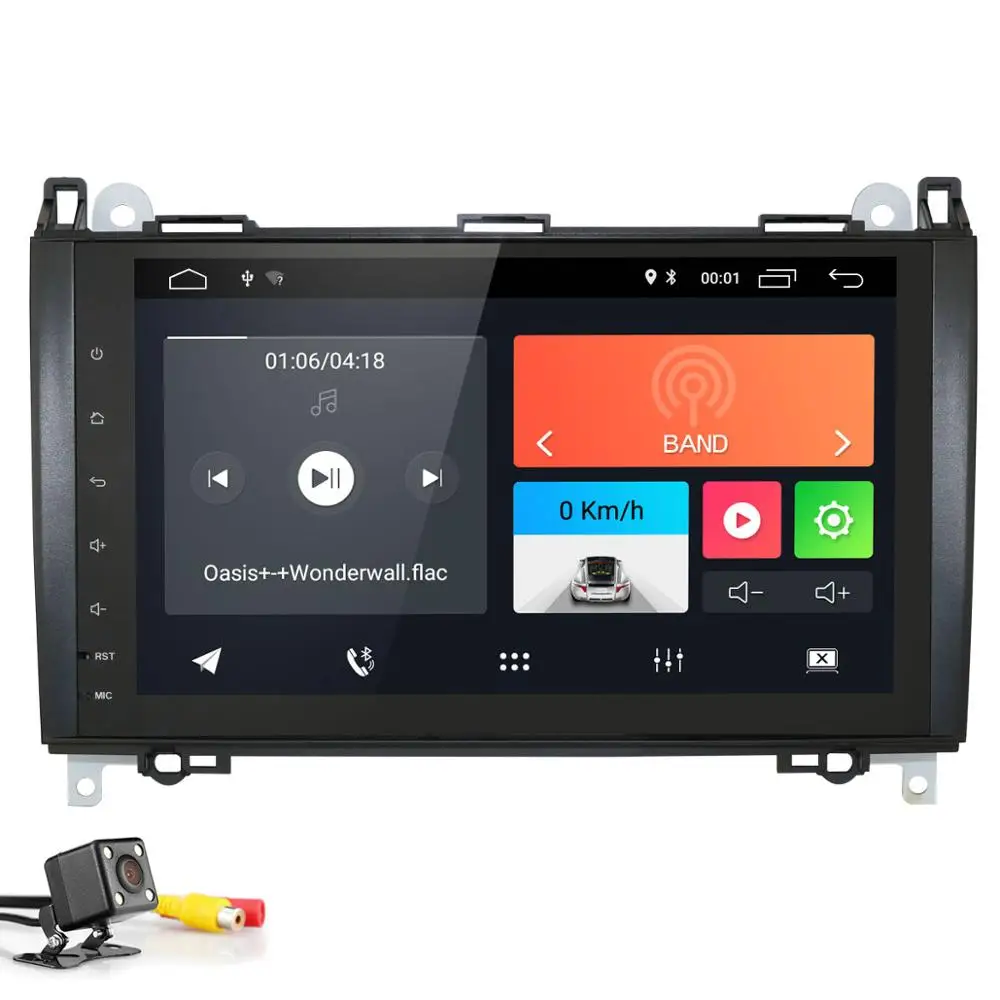 CAMERA4 Android 9 4G Автомобильный Nav gps для Mercedes Benz B200 A B класс W169 W245 Viano Vito W639 Sprinter W906 BT Радио автомобильный мультимедийный плеер - Цвет: CAMERA4