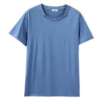 

khaki 2020 Women Short Sleeve Shirt Top Garment