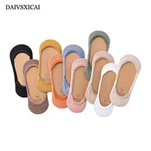 3 пара/лот = 6 шт.; летние короткие женские носки с закрытым носком; нескользящие невидимые женские носки-башмачки ярких цветов