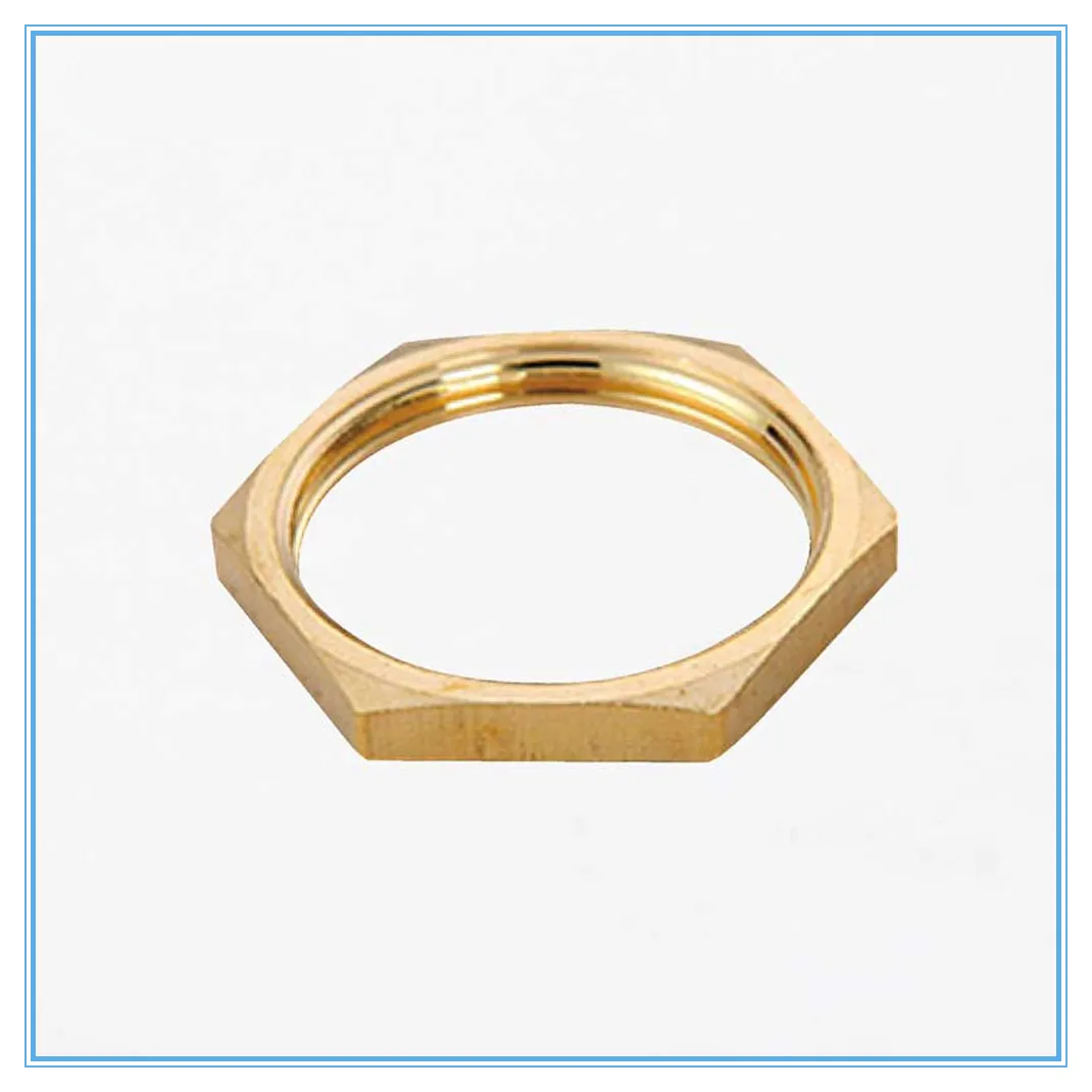

5pcs Copper Hex Lock Nuts Pipe Fitting 1/8" 1/4" 3/8" 1/2" 3/4 Female Thread Hexagonal shank cap