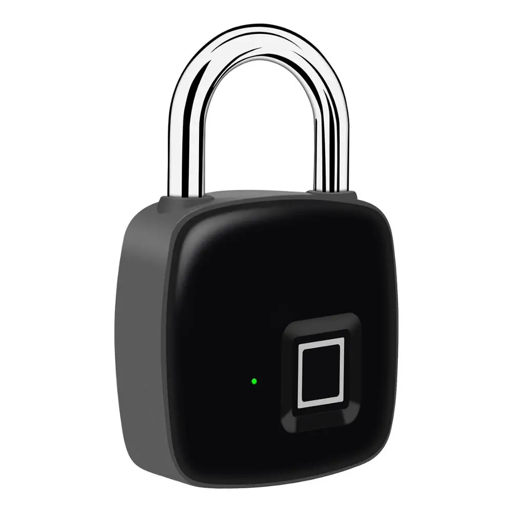 P3 USB Charging  Smart Lock Keyless Fingerprint Padlock Biometric Security Waterproof Door Luggae Case Motorcycles